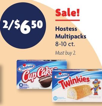 Family Dollar Hostess multipacks offer