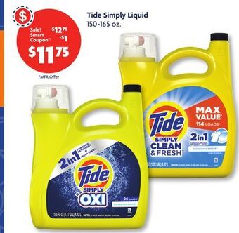 Family Dollar Tide simply liquid offer