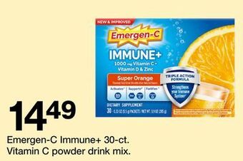 Target Emergen-c immune+ 30-ct. vitamin c powder drink mix. offer