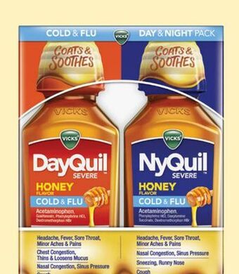 Target Vicks dayquil & nyquil 2-pk. 24-oz. severe cold & flu syrup. offer