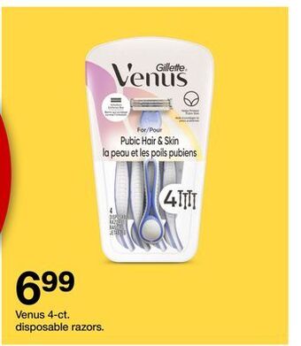 Target Venus 4-ct. disposable razors offer