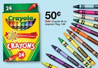 Target Crayola 24-ct. crayons* offer