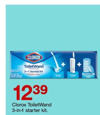 Target Clorox toiletwand 3-in-1 starter kit offer