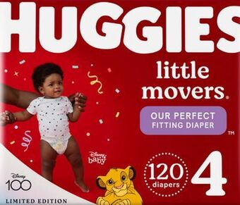 Target Huggies little movers 120-ct. diapers offer