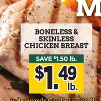 Dearborn Market Boneless & skinless chicken breast offer