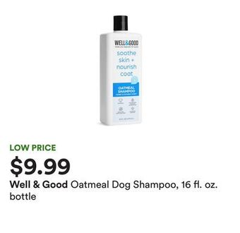 Petco Oatmeal dog shampoo, 16 fl. oz. bottle offer