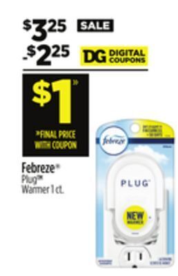 Dollar General Febreze® plug warmer offer