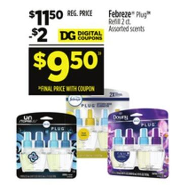 Dollar General Febreze® plug refill offer