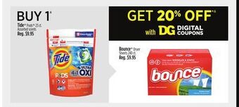 Dollar General Tide® pods® offer