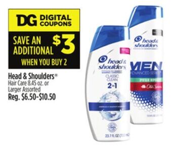 Dollar General Head & shoulders® hair care offer