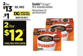 Dollar General Dunkin'® offer