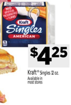 Dollar General Kraft® singles offer