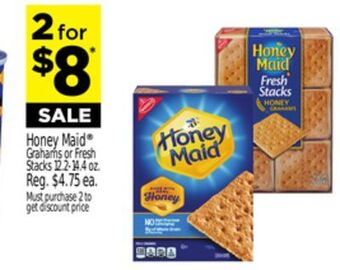Dollar General Nabisco® honey maid® grahams or fresh stacks offer