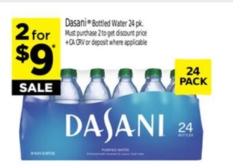 Dollar General Dasani® bottled water offer