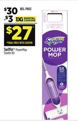 Dollar General Swiffer® powermop starter kit offer