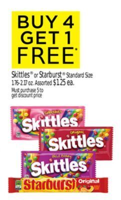 Dollar General Skittles® or starburst® offer