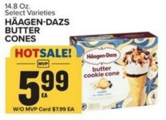 Food Lion Haagen-Dazs Butter Cones 14.8 oz offer