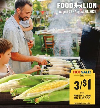 Food Lion FRESH CORN ON THE COB offer
