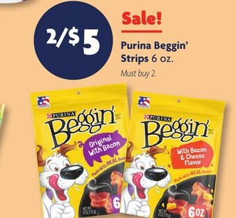 Family Dollar Purina beggin' strips offer