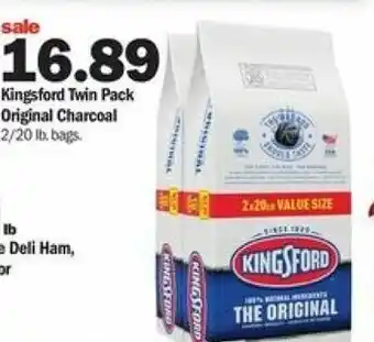 Meijer Kingsford Twin Pack Original Charcoal offer