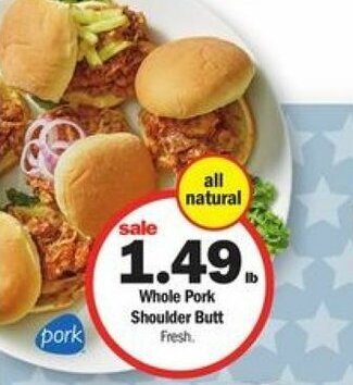 Meijer Whole Pork Shoulder Butt offer
