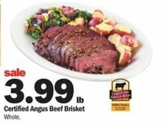Meijer Certified Angus Beef Brisket offer
