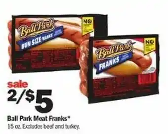 Meijer Ball Park Meat Franks 15 oz offer