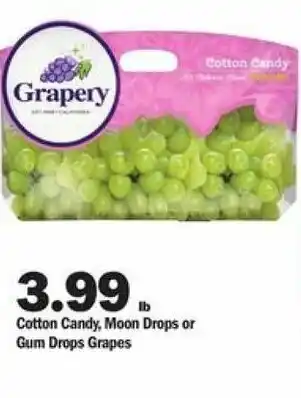 Meijer Cotton Candy,Moon Drops Or Gum Drops Grapes offer