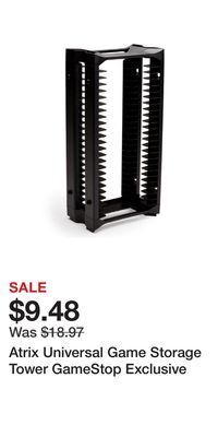 Game Stop Atrix universal game storage tower gamestop exclusive offer