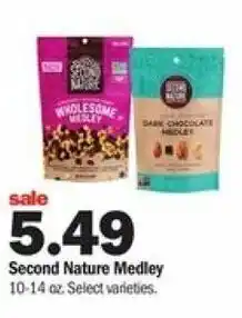 Meijer Second Nature Medley 10-14 oz offer