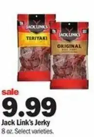 Meijer Jack Link's Jerky 8 oz offer