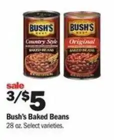 Meijer Bush's Baked Beans 28 oz offer