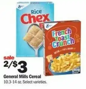 Meijer General Mills Cereals 10.3-14 oz offer