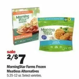 Meijer MorningStar Farms Frozen Meatless Alternatives offer