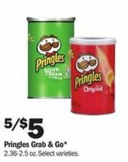 Meijer Pringles Grab & Go offer