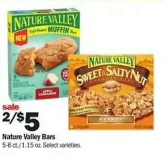 Meijer Nature Valley Bars 1.15 oz offer