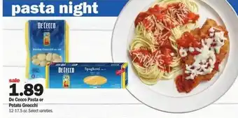 Meijer De Cecco Pasta Or Potato Gnocchi 12-17.5 oz offer