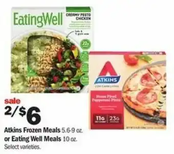 Meijer Atkins Frozen Meals Or Earing Well Meals 10 oz offer