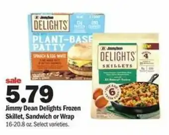 Meijer Jimmy Dean Delights Frozen Skillet, Sandwich Or Wrap offer