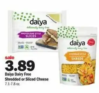 Meijer Daiya Dairy Free Shredded Or Sliced Cheese 7.1-7.8 oz offer