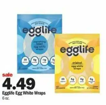Meijer Egglife Egg White Wraps 6 oz offer