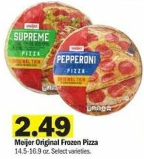 Meijer Meijer Original Frozen Pizza offer