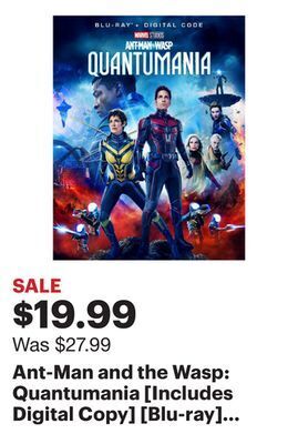 Best Buy Ant-man and the wasp: quantumania [includes digital copy] [blu-ray] [2023] offer
