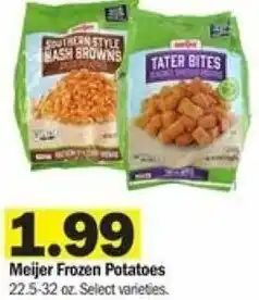 Meijer Meijer Frozen Potatoes 22.5-32 oz offer