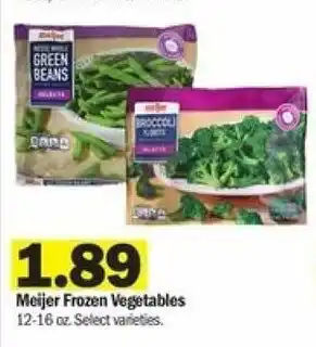 Meijer Meijer Frozen Vegetables 12-16 oz offer