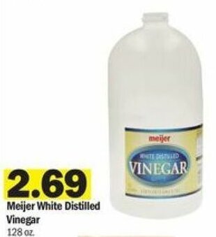 Meijer Meijer White Distilled Vinegar 128 oz offer