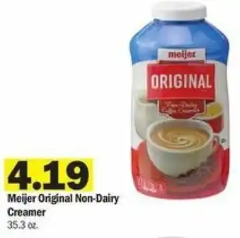 Meijer Meijer Original Non-Dairy Creamer 35.3 oz offer