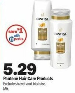 Meijer Pantene Hair Care Products offer
