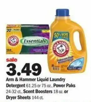 Meijer Arm & Hammer Liquid Laundry Detergent offer