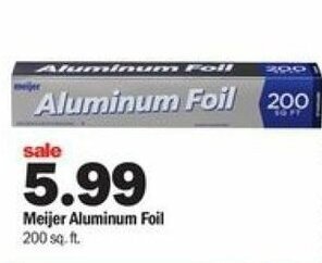Meijer Meijer Aluminum Foil offer